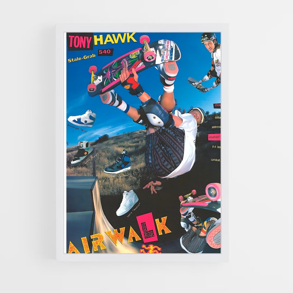 Poster Tony Hawk: The Legend in Action – affiche Skateboard (vue 3)